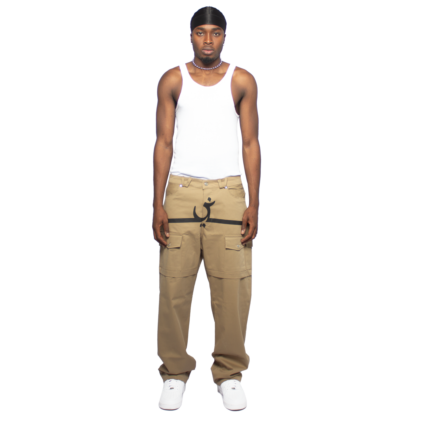 BEIGE CARGO PANTS