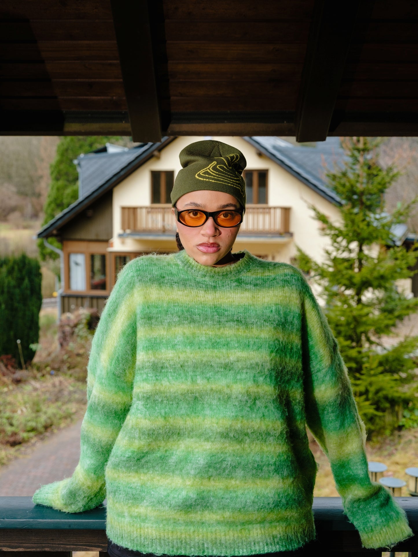 "GREEN DESERT" BEANIE
