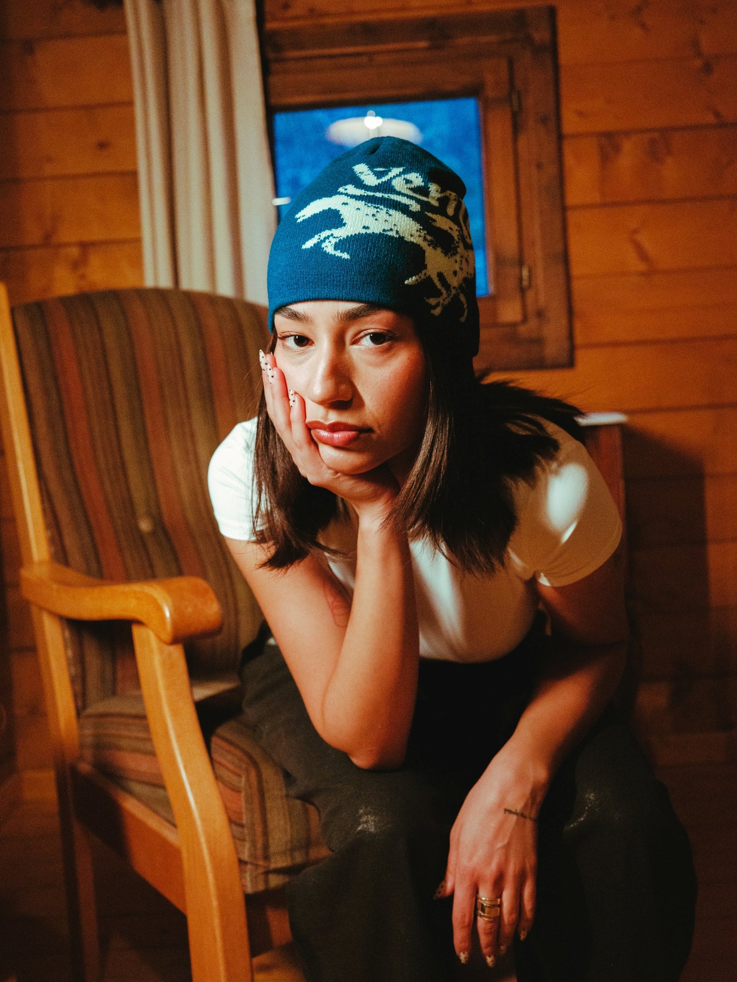 "DOUBLE DOG" BEANIE