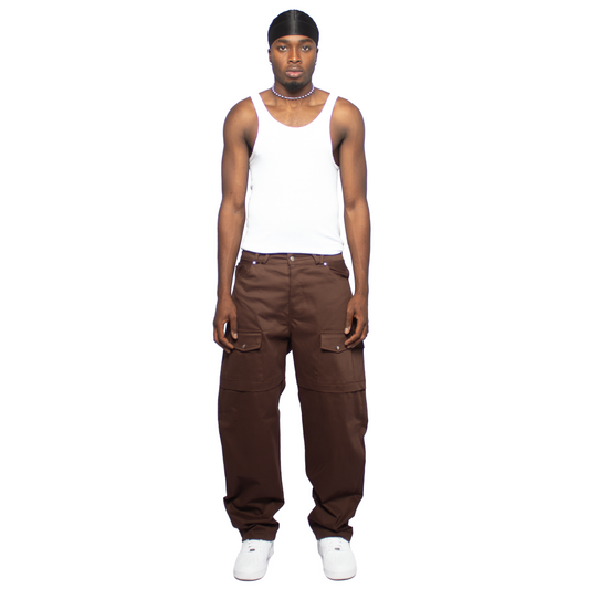 BROWN CARGO PANTS